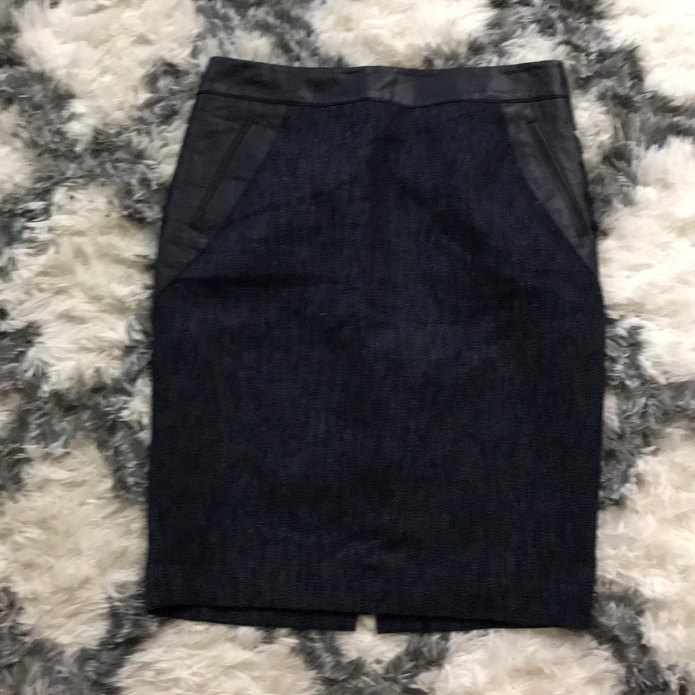 Ann Taylor Navy Skirt